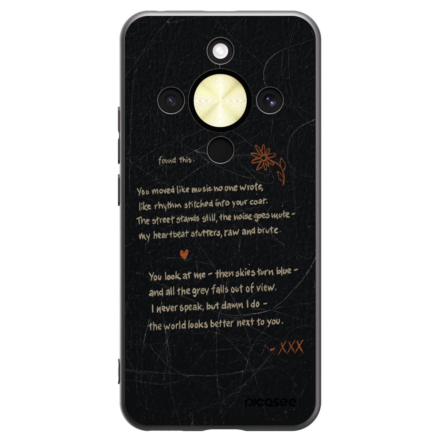 Picasee Honor Magic8 Lite 5G Hülle - Schwarzes Silikon - POET