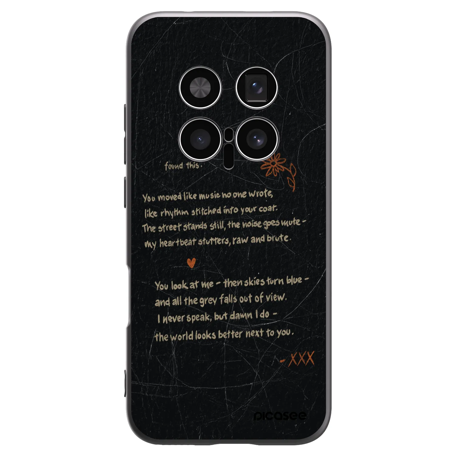 Picasee Honor Magic8 Pro 5G Hülle - Schwarzes Silikon - POET