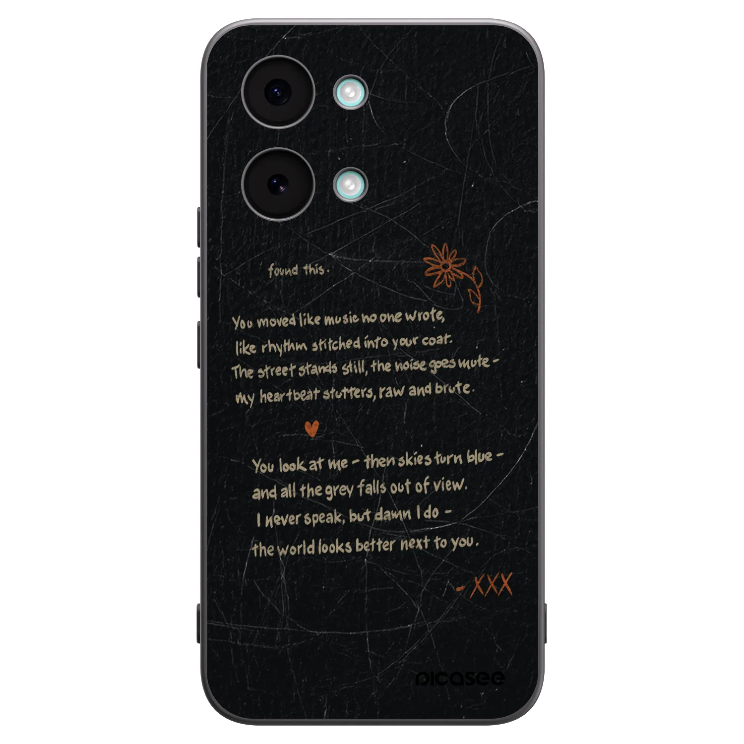 Picasee Xiaomi Poco X8 Pro Max Hülle - Schwarzes Silikon - POET
