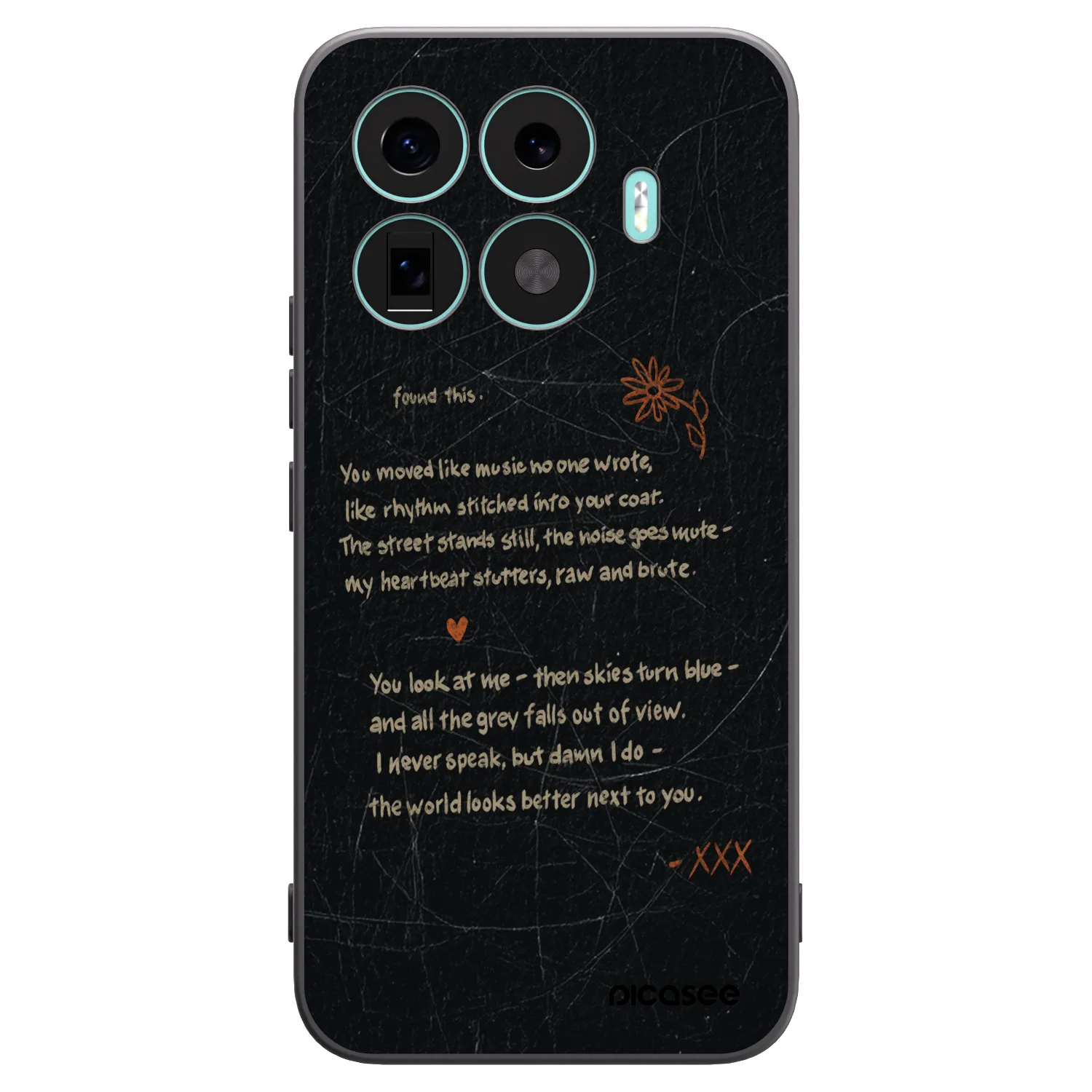 Picasee Xiaomi 17T Pro Hülle - Schwarzes Silikon - POET