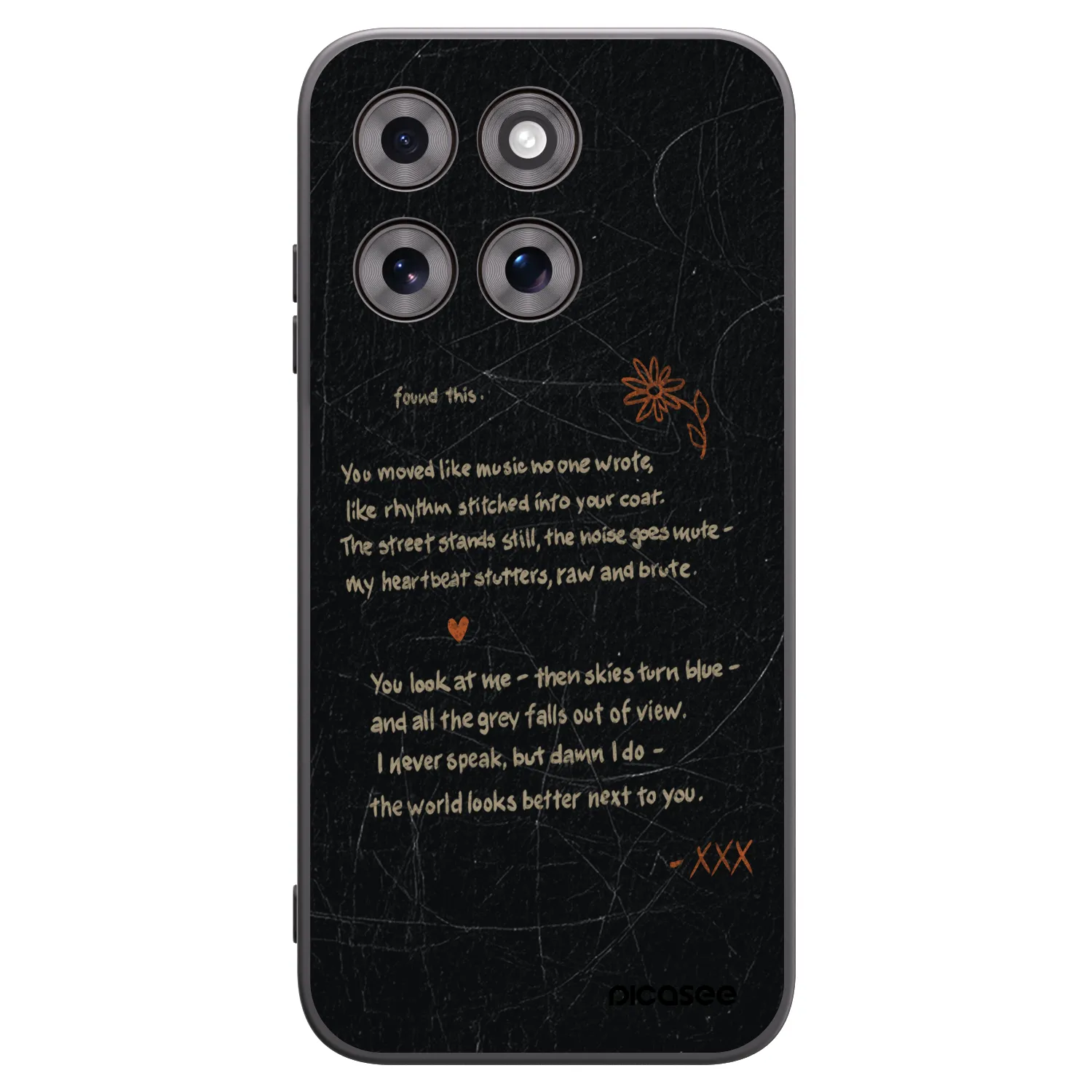 Picasee Motorola Moto G77 Hülle - Schwarzes Silikon - POET