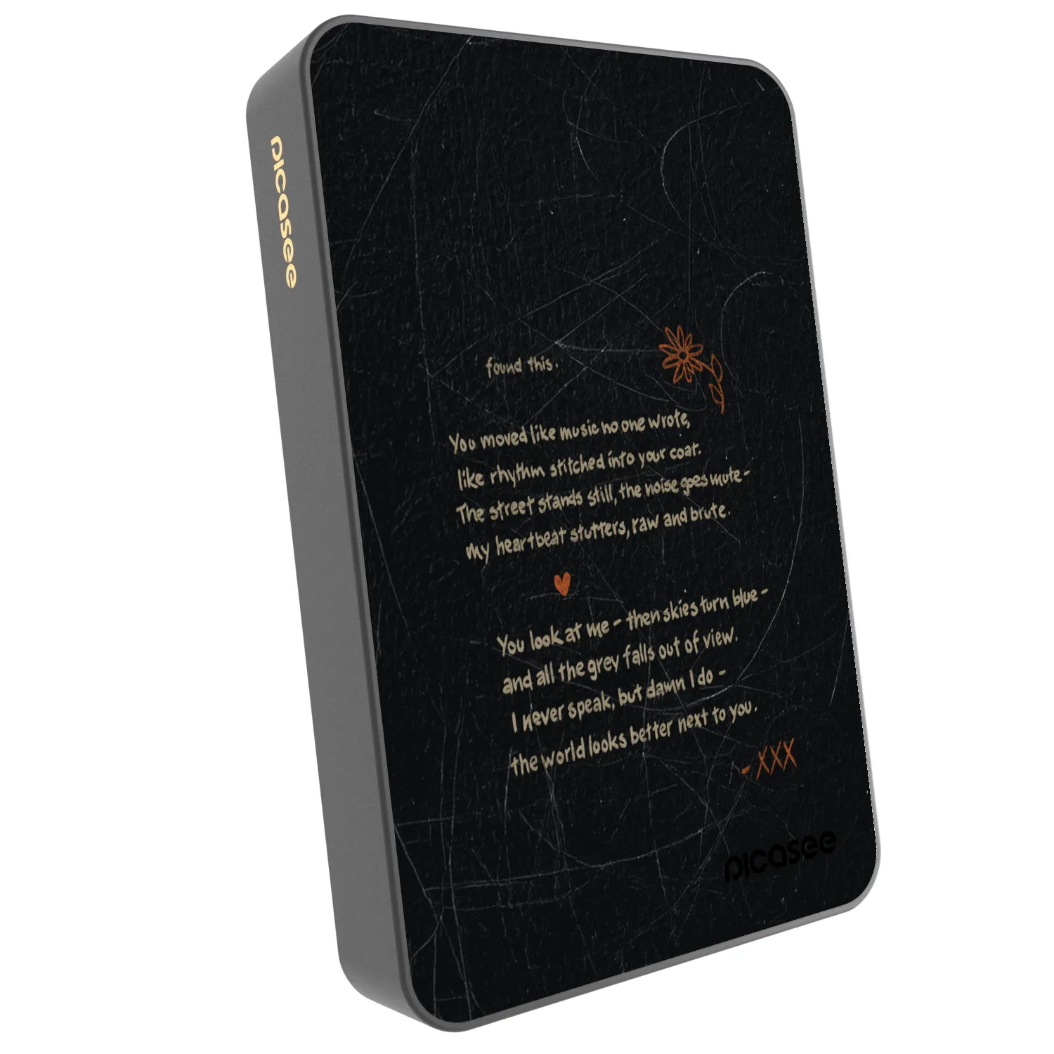 Picasee Powerbank mit MagSafe 10 000 mAh Grau - POET