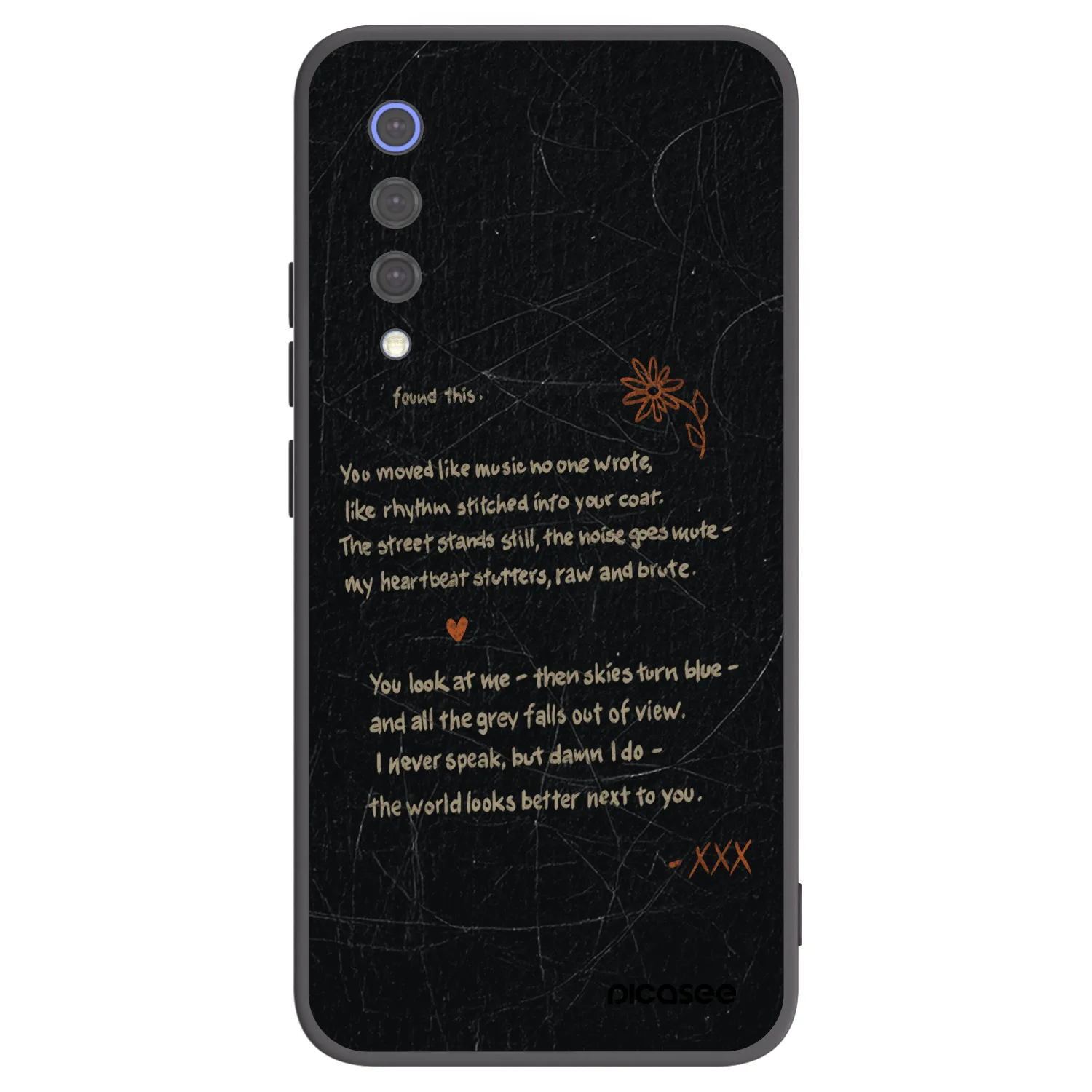 Picasee Xiaomi Mi 9 SE Hülle - Schwarzes Silikon - POET