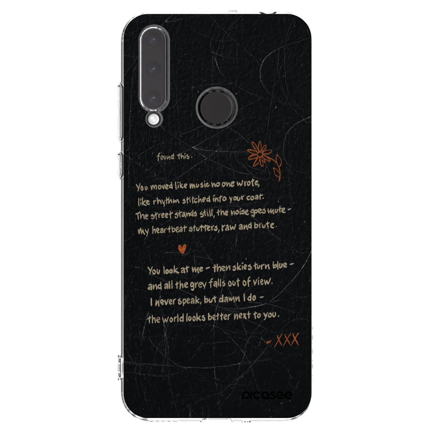 Picasee Honor 20 Lite Hülle - Transparentes Silikon - POET