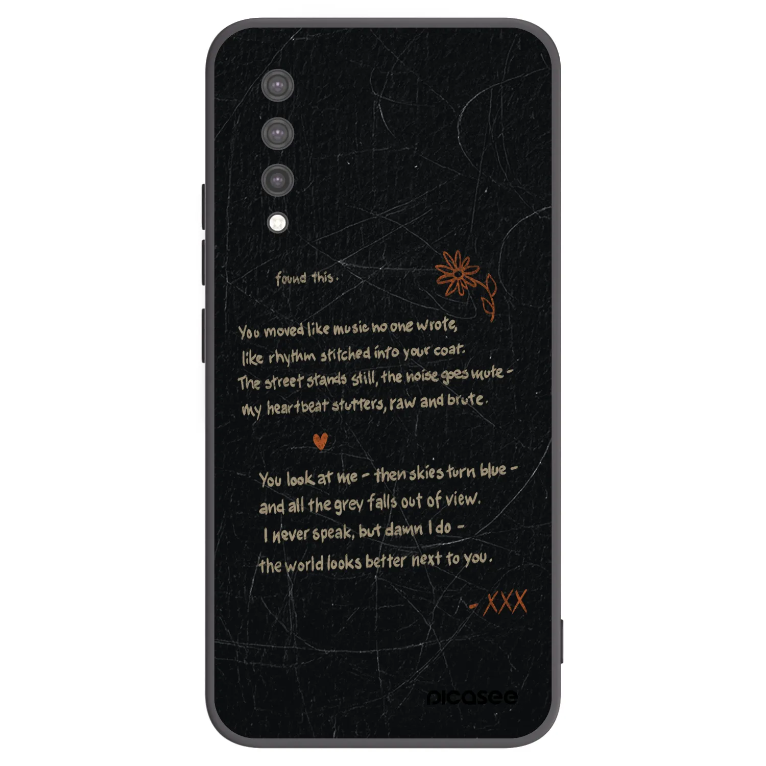 Picasee Xiaomi Mi 9 Lite Hülle - Schwarzes Silikon - POET