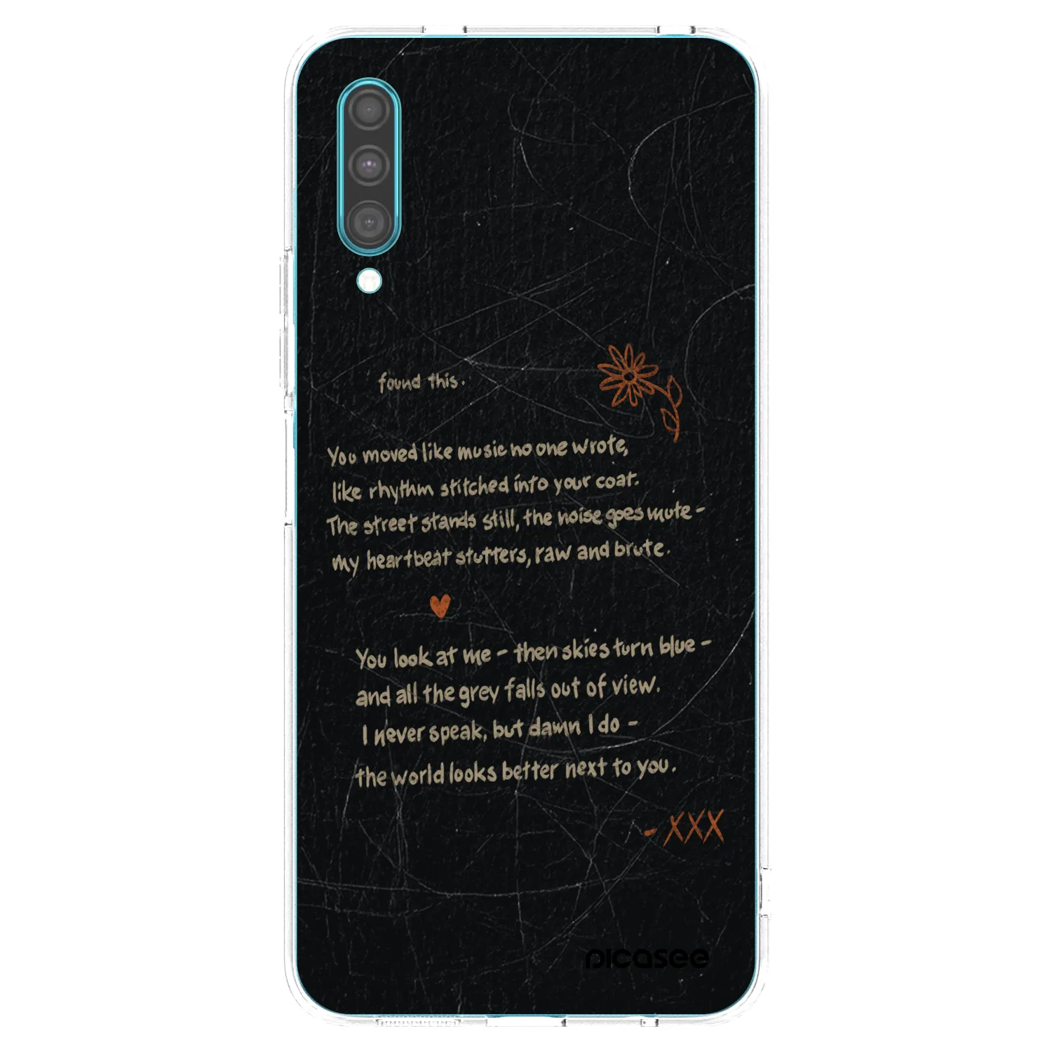 Picasee Samsung Galaxy A30s A307F Hülle - Transparentes Silikon - POET