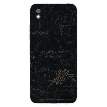 Picasee Xiaomi Redmi 9A Hülle - Schwarzes Silikon - SCRATCH