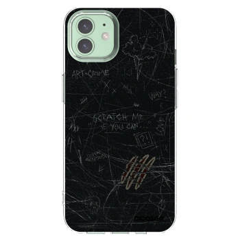 Picasee Apple iPhone 12 Pro Hülle - Transparentes Silikon - SCRATCH