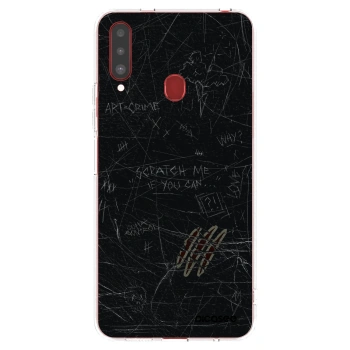 Picasee Samsung Galaxy A20s Hülle - Transparentes Silikon - SCRATCH