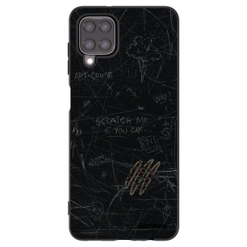 Picasee Samsung Galaxy A12 A125F Hülle - Schwarzes Silikon - SCRATCH