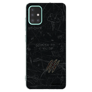 Picasee Samsung Galaxy M31s Hülle - Transparentes Silikon - SCRATCH