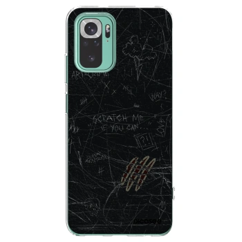 Picasee Xiaomi Redmi Note 10 Pro Hülle - Transparentes Silikon - SCRATCH