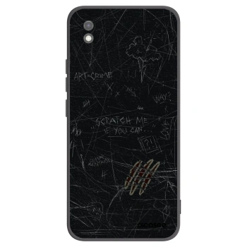 Picasee Xiaomi Redmi 9AT Hülle - Schwarzes Silikon - SCRATCH
