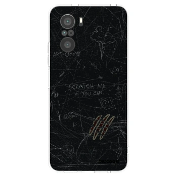 Picasee Xiaomi Poco F3 Hülle - Transparentes Silikon - SCRATCH