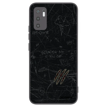 Picasee Xiaomi Redmi Note 10 5G Hülle - Schwarzes Silikon - SCRATCH