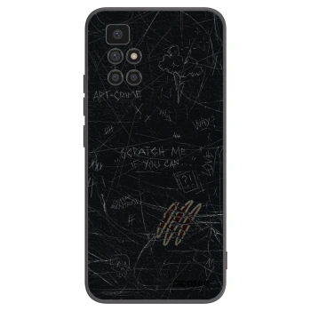 Picasee Xiaomi Redmi 10 Hülle - Schwarzes Silikon - SCRATCH