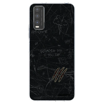 Picasee Vivo Y20s Hülle - Transparentes Silikon - SCRATCH