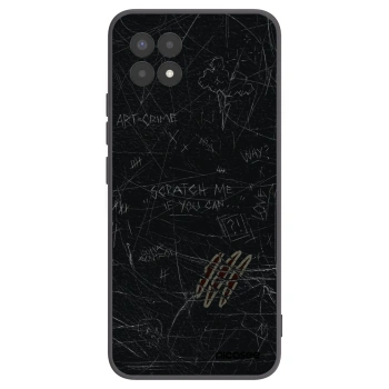 Picasee Realme 8i Hülle - Schwarzes Silikon - SCRATCH