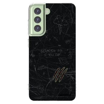 Picasee Samsung Galaxy S21 FE 5G Hülle - Transparentes Silikon - SCRATCH