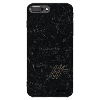 Picasee Apple iPhone 7 Plus Hülle - Transparentes Silikon - SCRATCH