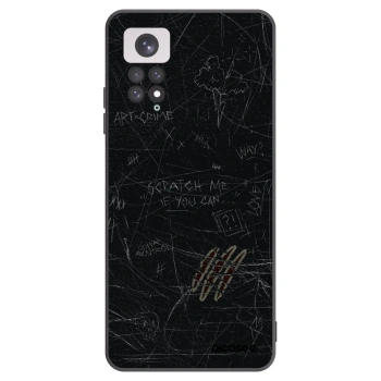 Picasee Xiaomi Redmi Note 11 Hülle - Schwarzes Silikon - SCRATCH