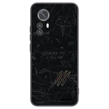 Picasee Xiaomi 12 Pro Hülle - Schwarzes Silikon - SCRATCH