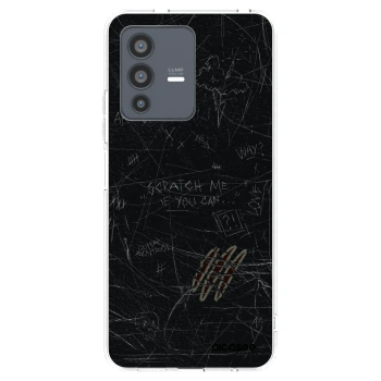 Picasee Vivo V23 5G Hülle - Transparentes Silikon - SCRATCH