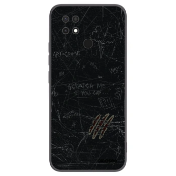 Picasee Xiaomi Redmi 10C Hülle - Schwarzes Silikon - SCRATCH