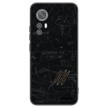 Picasee Xiaomi 12X Hülle - Schwarzes Silikon - SCRATCH