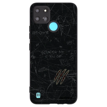 Picasee Realme C21Y Hülle - Schwarzes Silikon - SCRATCH