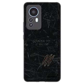 Picasee Xiaomi 12T Hülle - Schwarzes Silikon - SCRATCH