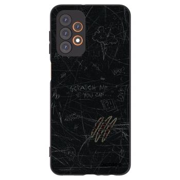 Picasee Samsung Galaxy A23 A235F 4G Hülle - Schwarzes Silikon - SCRATCH