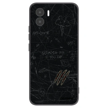 Picasee Xiaomi Redmi A1 Hülle - Schwarzes Silikon - SCRATCH