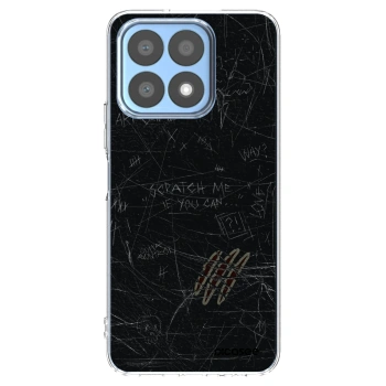 Picasee Honor X8a Hülle - Transparentes Silikon - SCRATCH