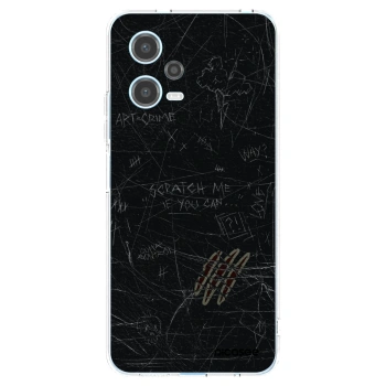 Picasee Xiaomi Redmi Note 12 5G Hülle - Transparentes Silikon - SCRATCH