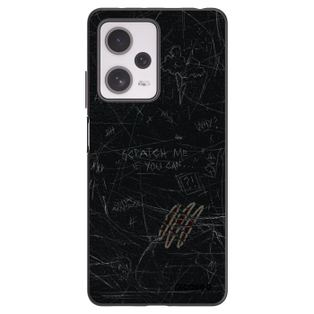 Picasee Xiaomi Redmi Note 12 Pro+ 5G Hülle - Schwarzes Silikon - SCRATCH
