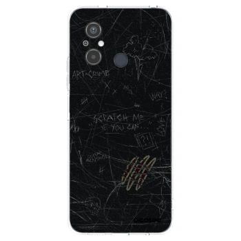 Picasee Xiaomi Redmi 12C Hülle - Transparentes Silikon - SCRATCH
