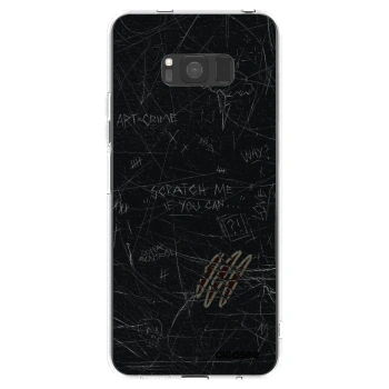 Picasee Samsung Galaxy S8 G950F Hülle - Transparentes Silikon - SCRATCH