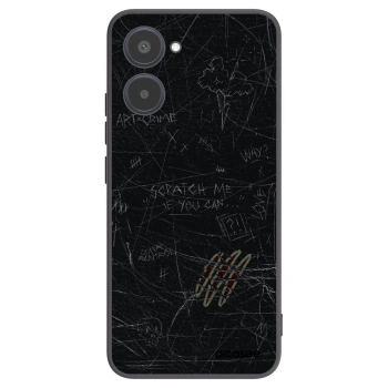 Picasee Realme 10 4G Hülle - Schwarzes Silikon - SCRATCH