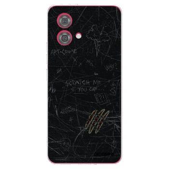 Picasee Motorola Moto G84 5G Hülle - Transparentes Silikon - SCRATCH