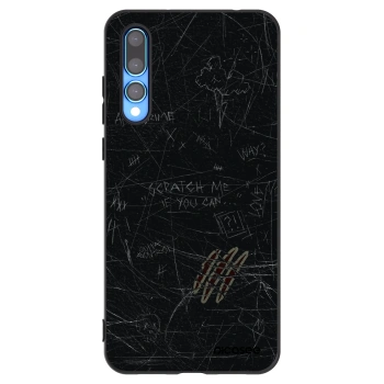 Picasee Huawei P20 Pro Hülle - Schwarzes Silikon - SCRATCH