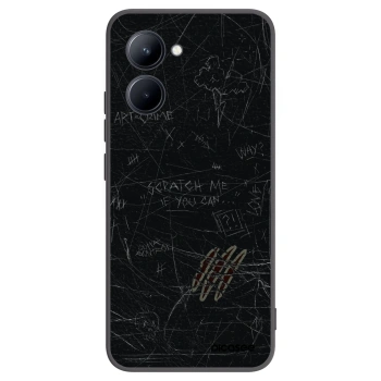 Picasee Realme C33 (2023) Hülle - Schwarzes Silikon - SCRATCH