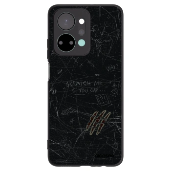 Picasee Honor X7a Hülle - Schwarzes Silikon - SCRATCH