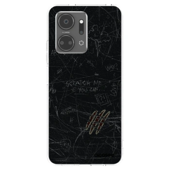 Picasee Honor X7a Hülle - Transparentes Silikon - SCRATCH