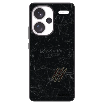 Picasee Xiaomi Redmi Note 13 Pro+ 5G Hülle - Schwarzes Silikon - SCRATCH