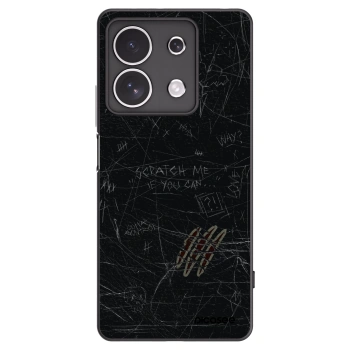 Picasee Xiaomi Redmi Note 13 4G Hülle - Schwarzes Silikon - SCRATCH