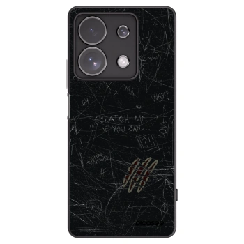 Picasee Xiaomi Redmi Note 13 Pro 4G Hülle - Schwarzes Silikon - SCRATCH