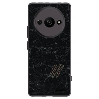 Picasee Xiaomi Redmi A3 Hülle - Schwarzes Silikon - SCRATCH
