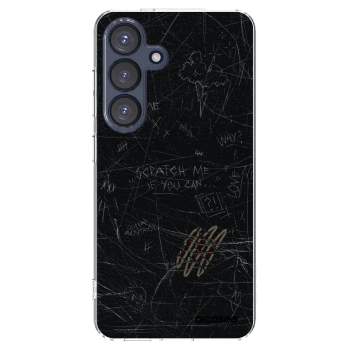 Picasee Samsung Galaxy S25 5G Hülle - Transparentes Silikon - SCRATCH