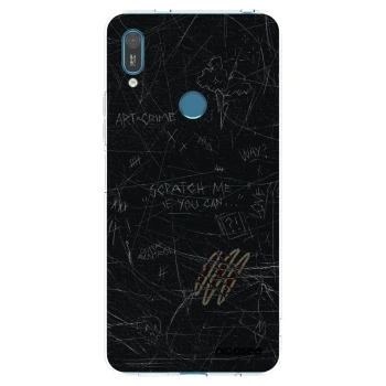 Picasee Huawei Y7 2019 Hülle - Transparentes Silikon - SCRATCH